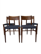 Chaises scandinaves en teck 1970
