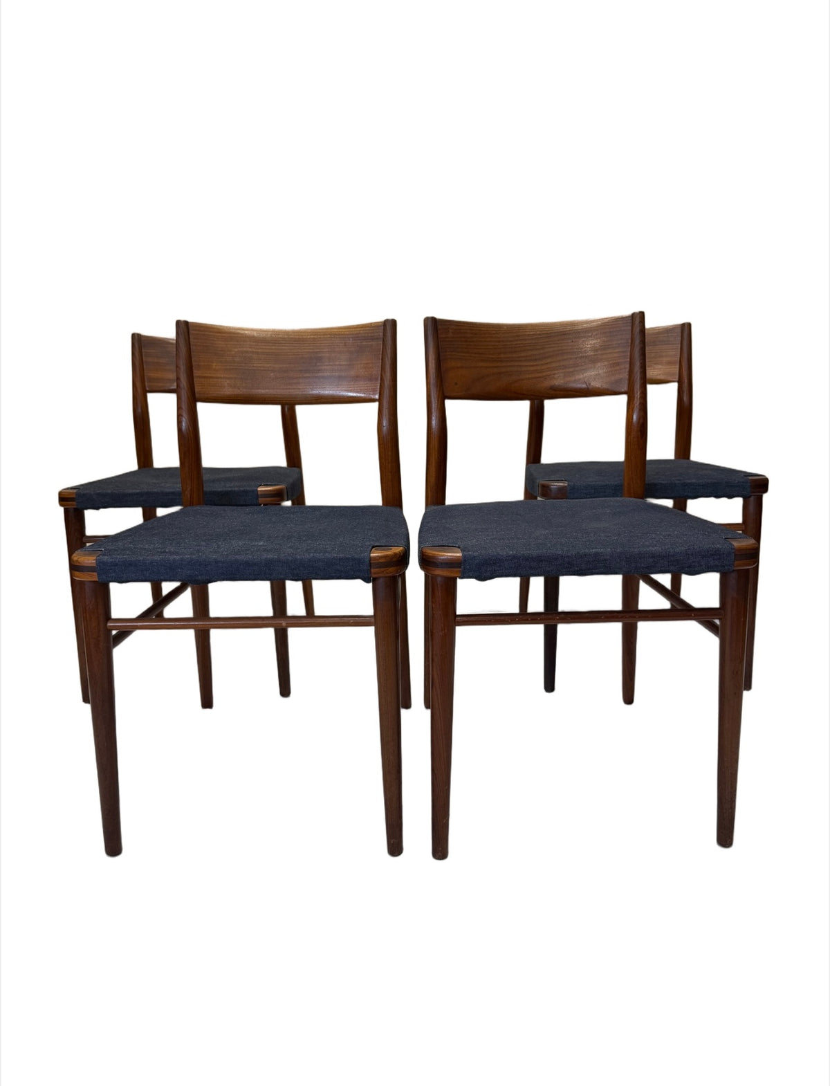 Chaises scandinaves en teck 1970