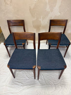 Chaises scandinaves en teck 1970