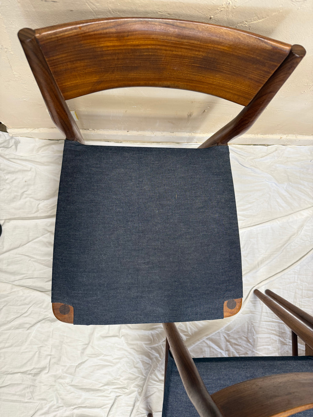 Chaises scandinaves en teck 1970