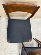 Chaises scandinaves en teck 1970
