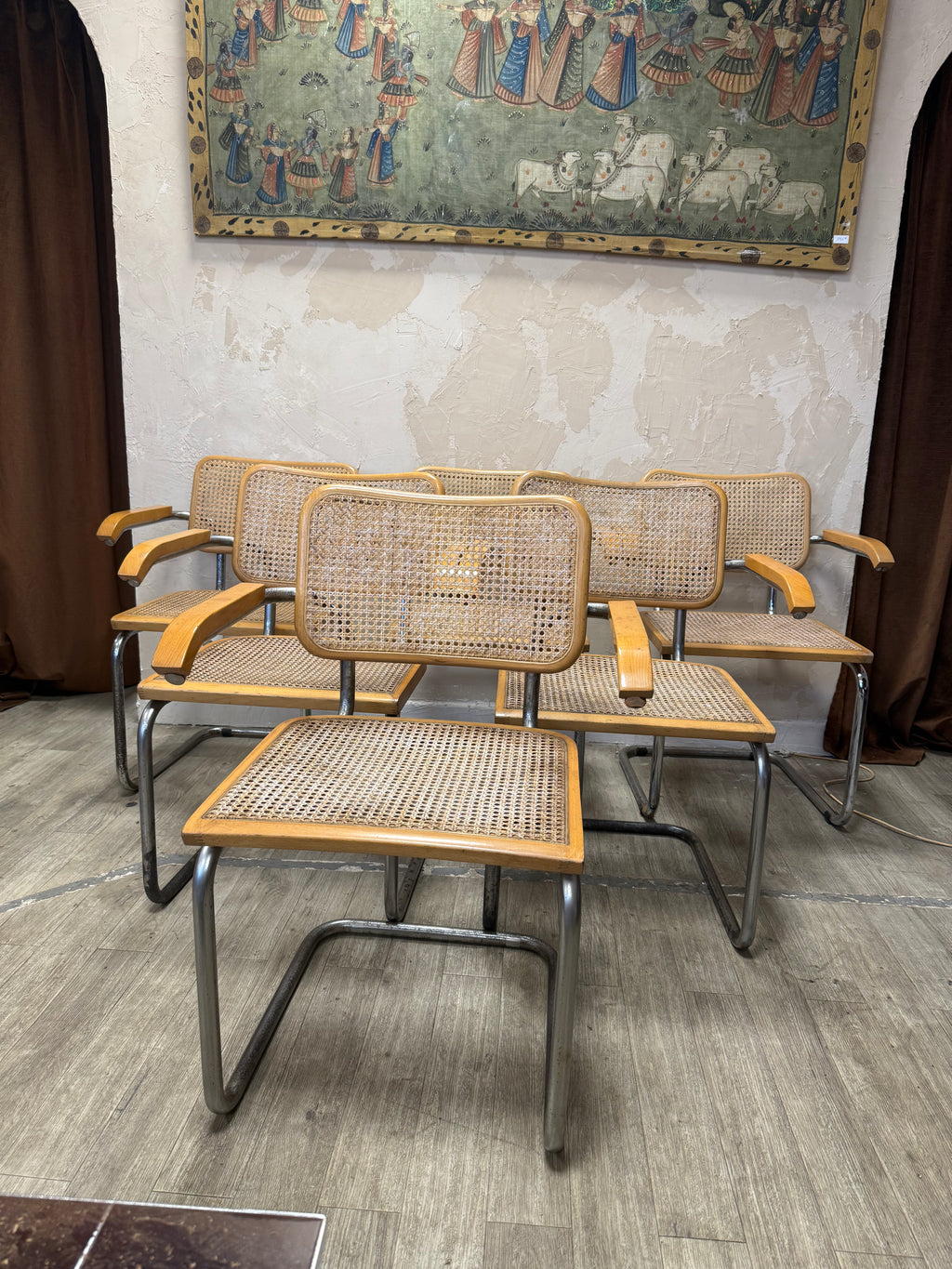 Chaises Marcel Breuer b64 1970