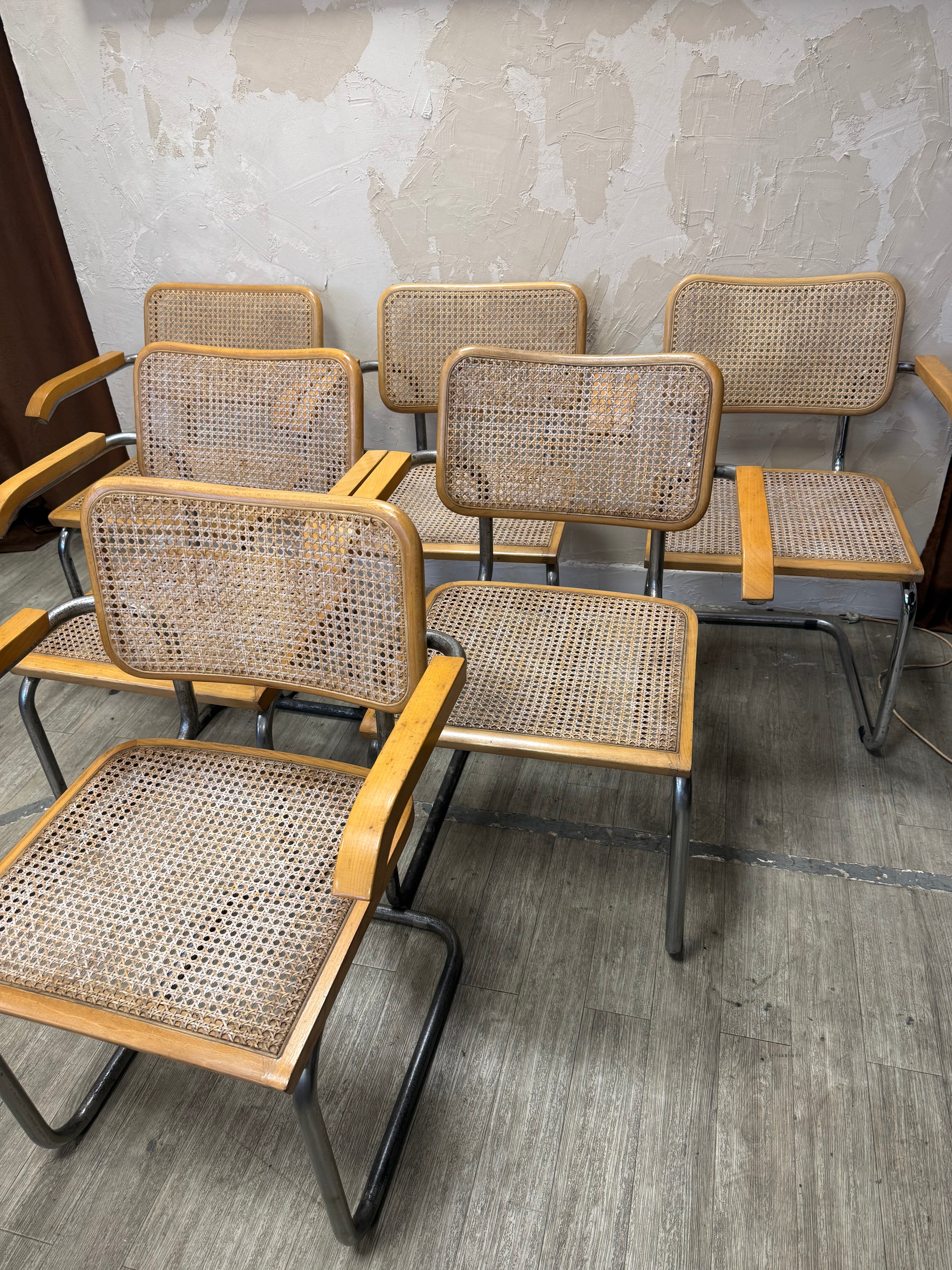 Chaises Marcel Breuer b64 1970