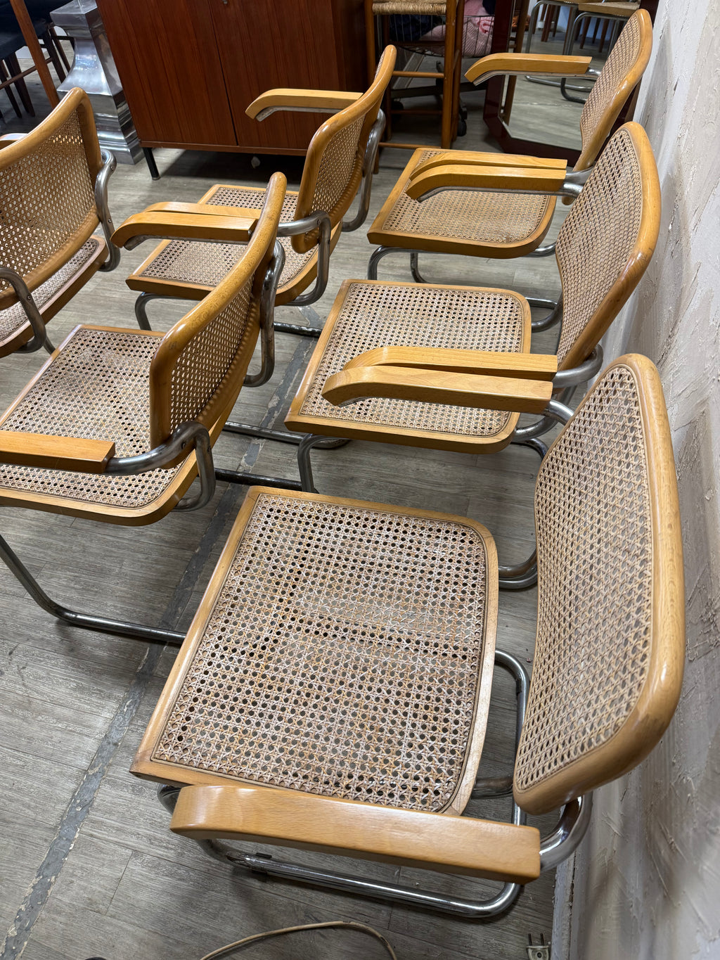 Chaises Marcel Breuer b64 1970