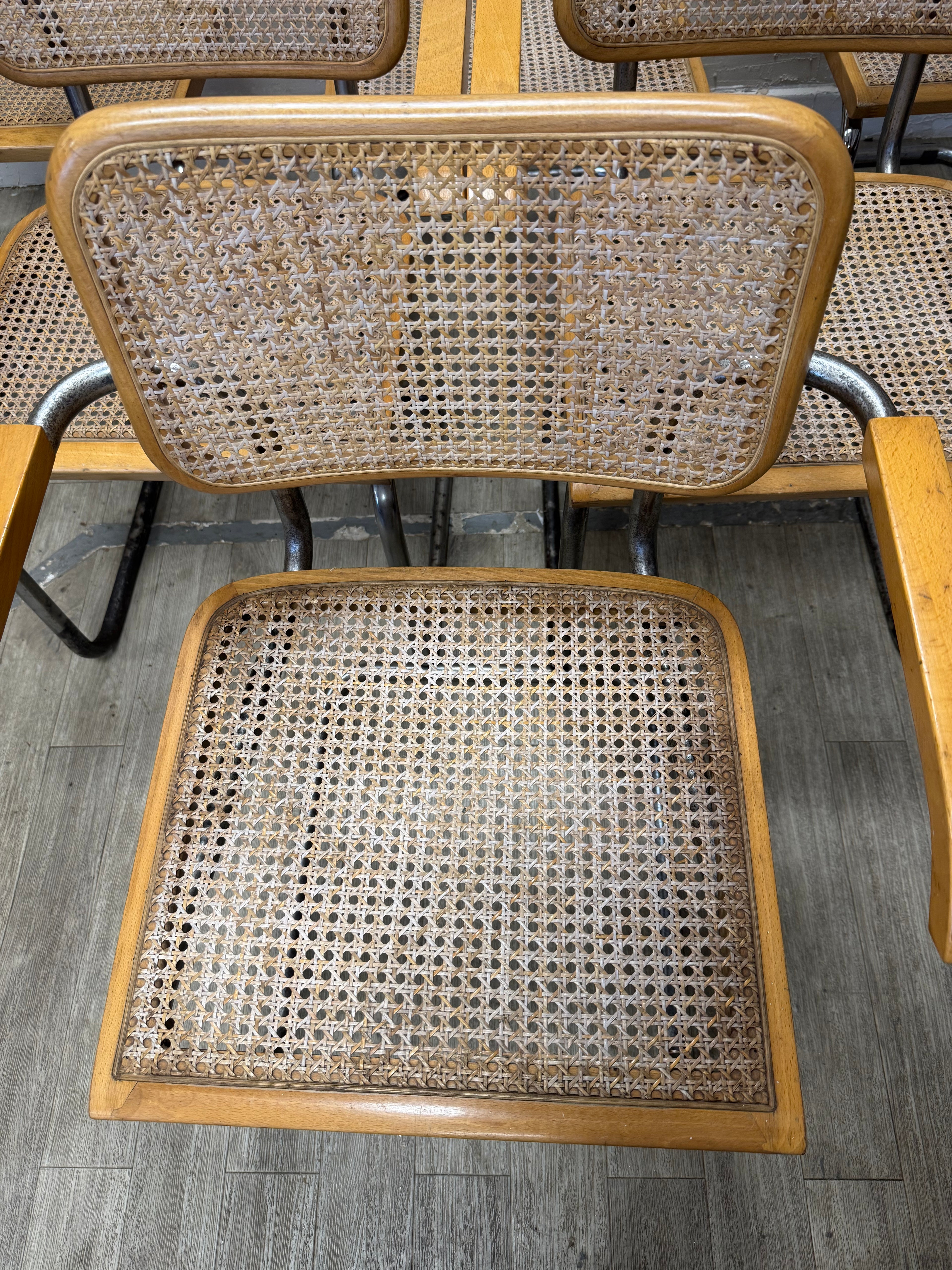 Chaises Marcel Breuer b64 1970