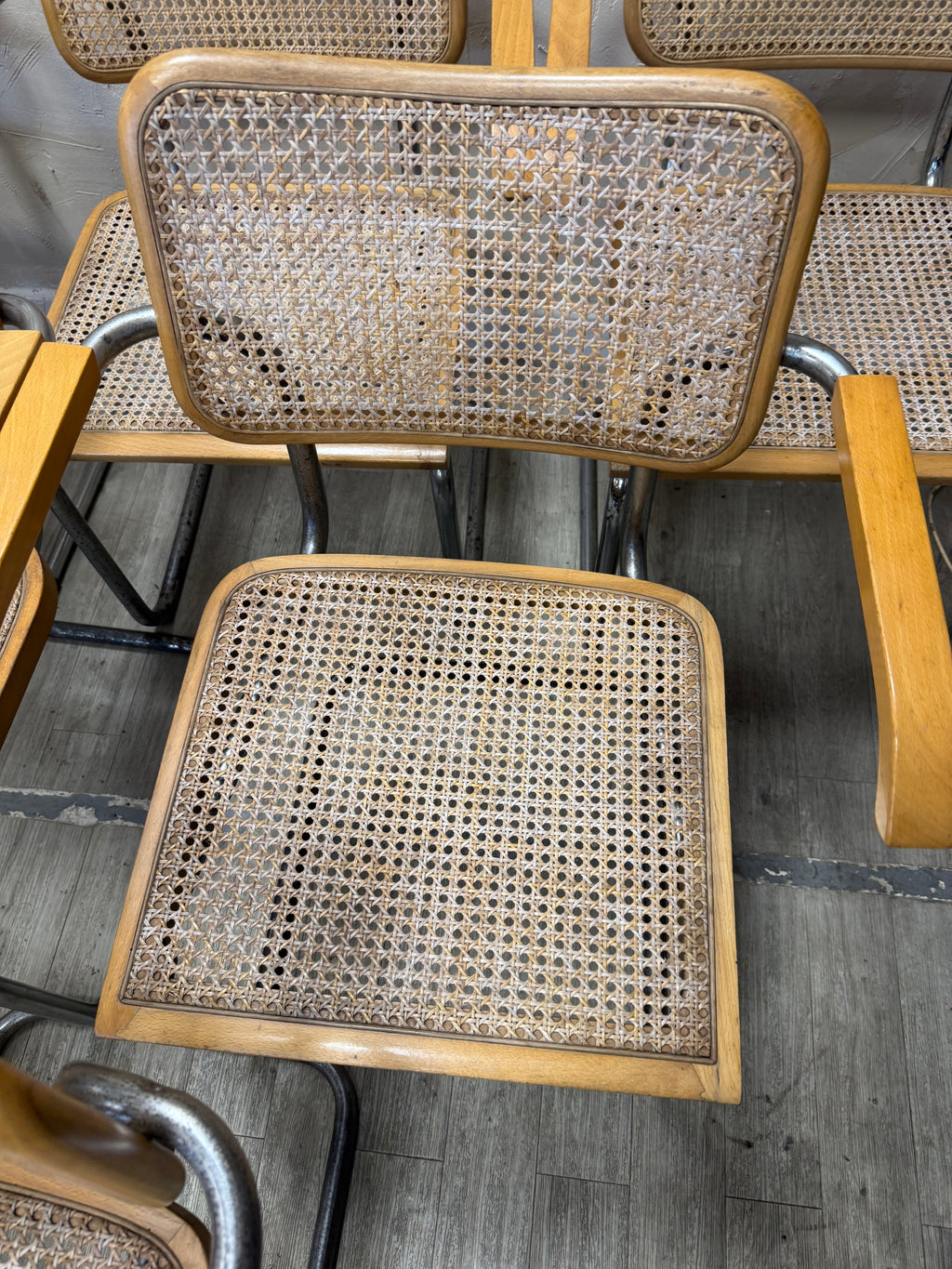 Chaises Marcel Breuer b64 1970