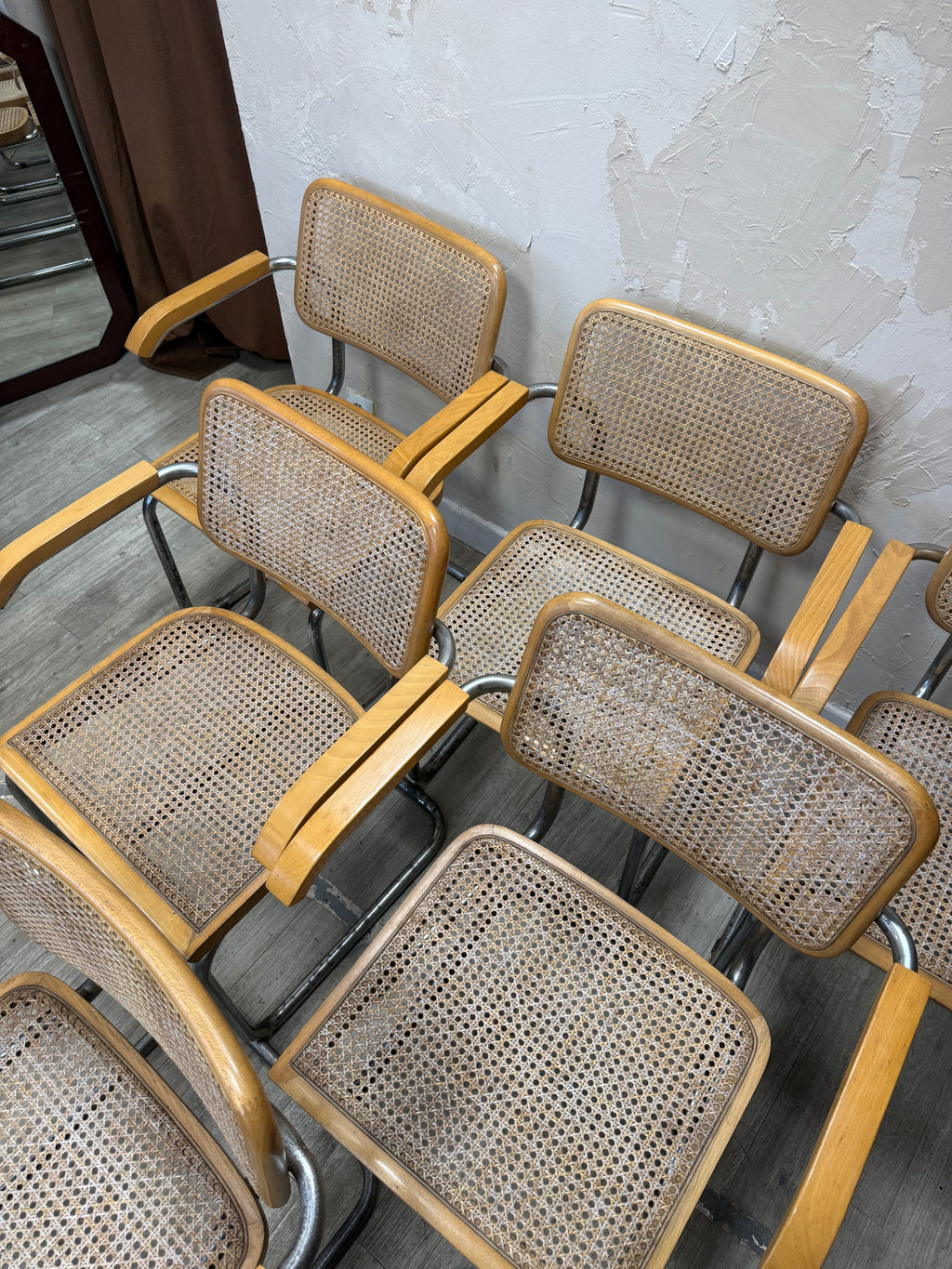 Chaises Marcel Breuer b64 1970