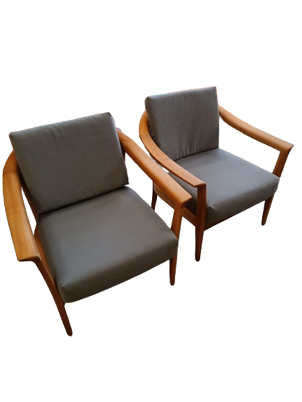 Paire de fauteuils scandinaves de Antimott Knoll