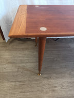 Table basse scandinave en teck et chêne années 60's
