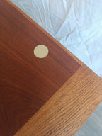 Table basse scandinave en teck et chêne années 60's