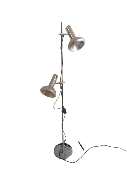Lampadaire chromé années 70