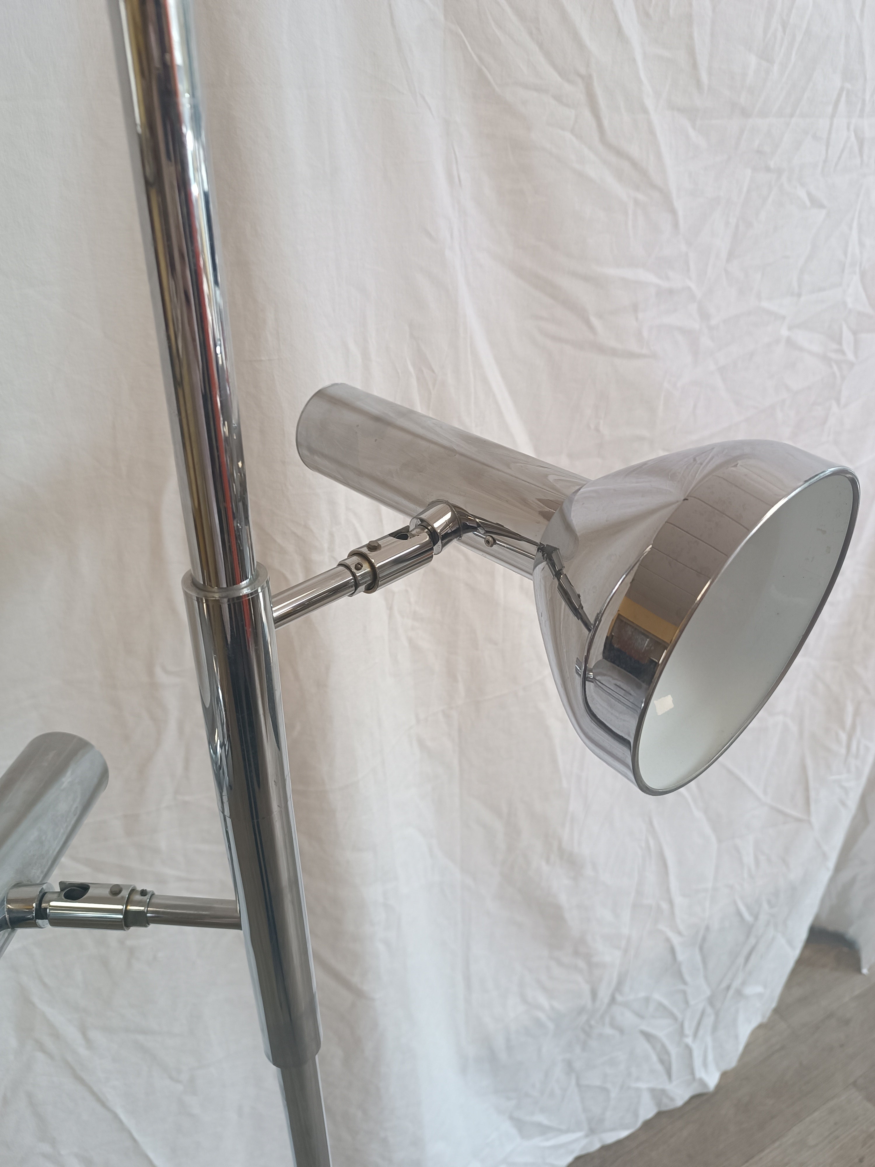 Lampadaire chromé années 70's