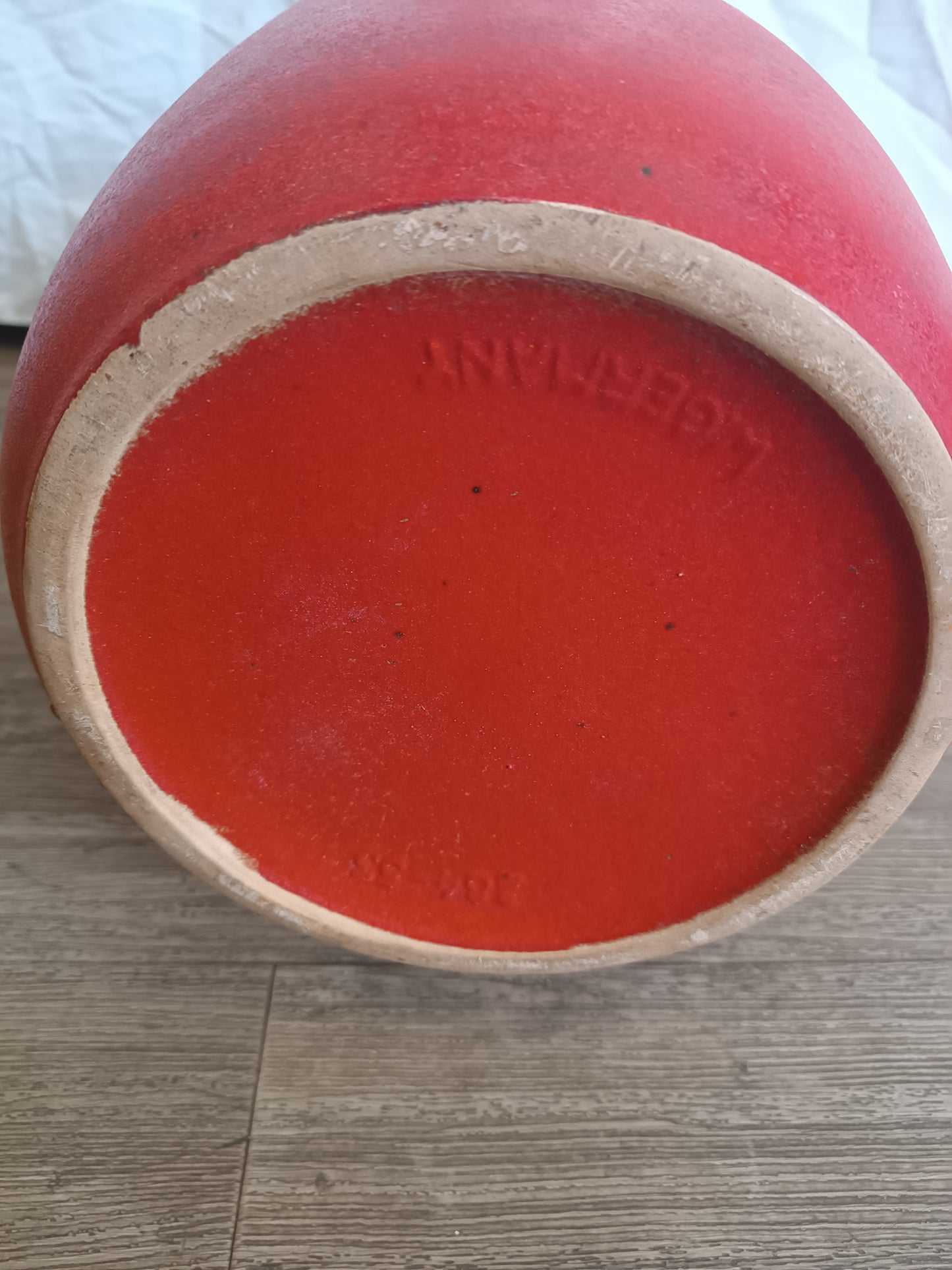 Céramique Allemande Rouge années 60's