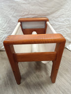 Portes revues scandinave en teck massif