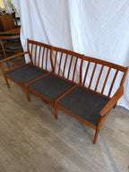 Banquette scandinave de Grete Jalk 1960's