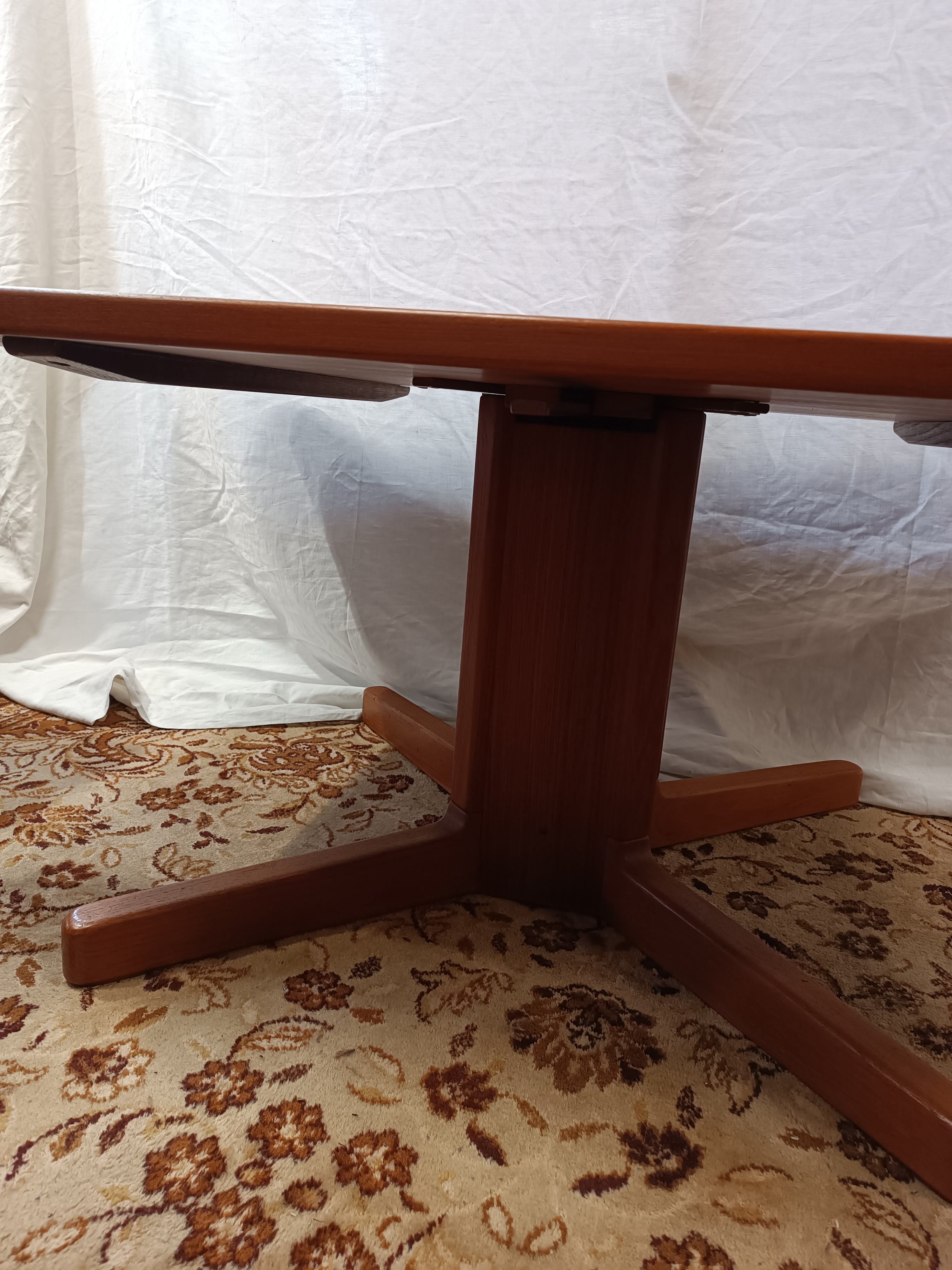 Table basse/haute modulable en teck massif