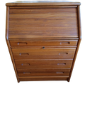 Secrétaire scandinave en teck massif