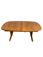 Table basse scandinave en teck massif 1970