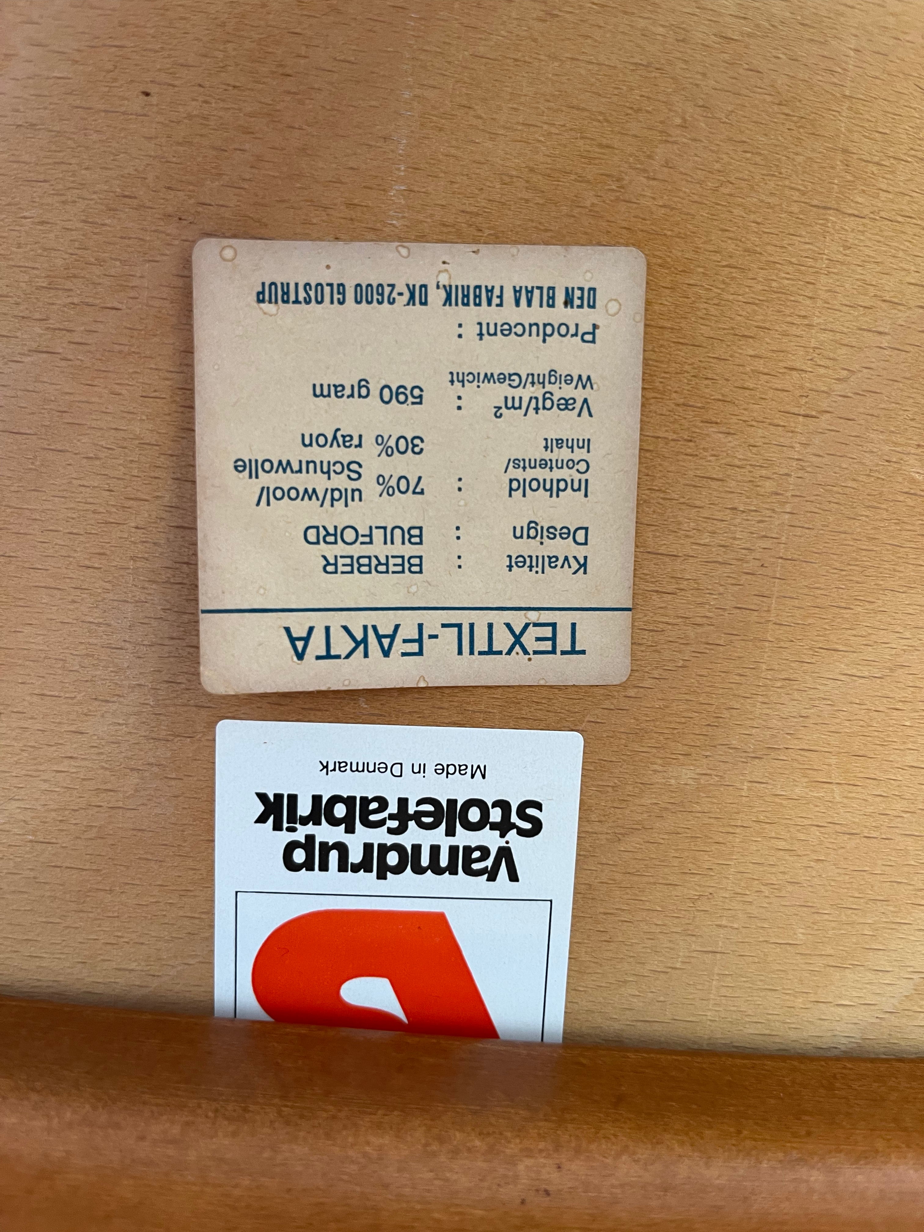 Chaises scandinaves en teck massif Erik Buch 1960