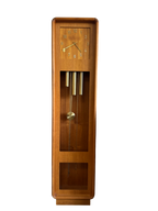 Horloge scandinave en teck 1970