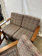 Salon scandinave en teck massif 1970