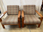 Salon scandinave en teck massif 1970