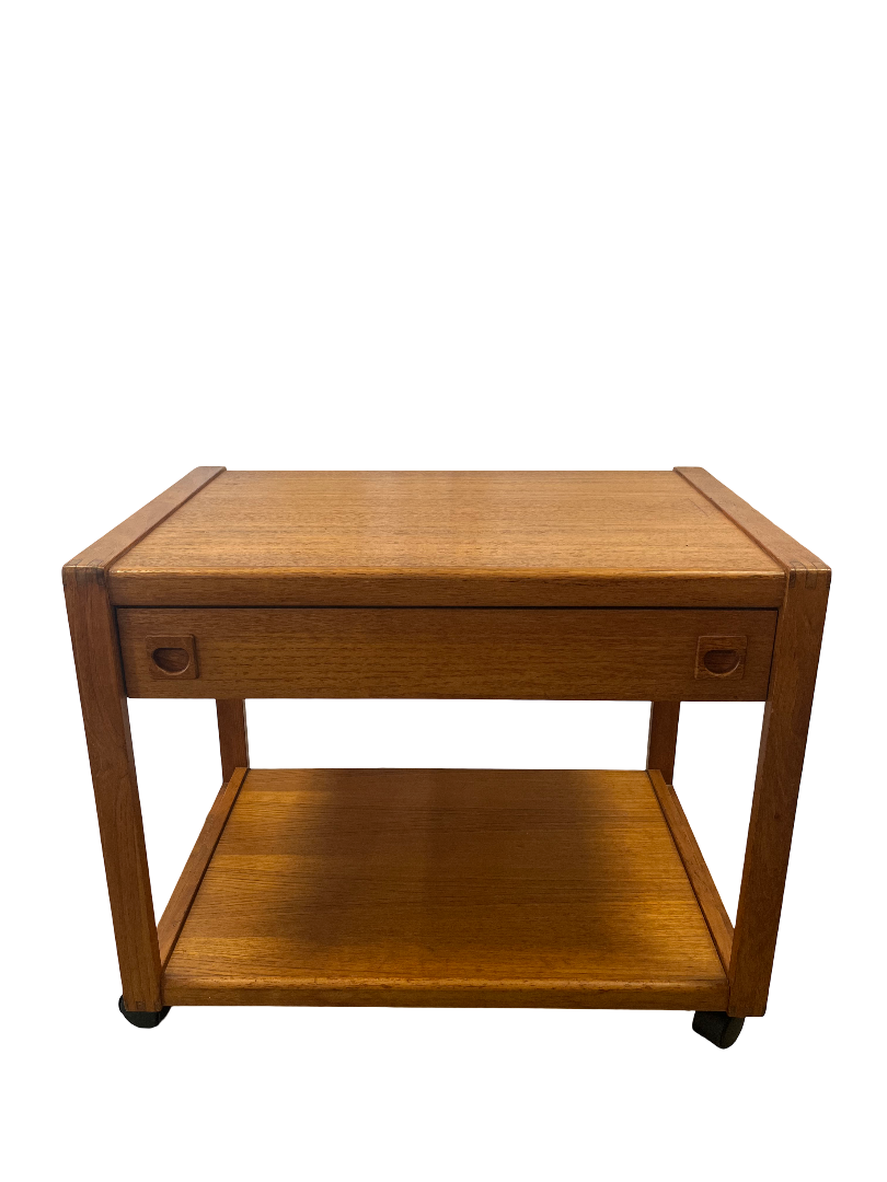 Desserte scandinave en teck 1970