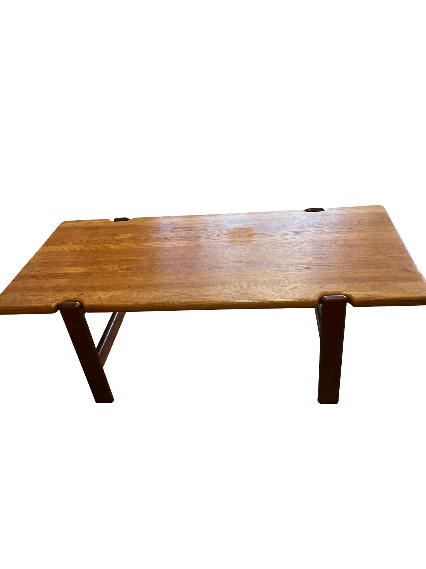 Table basse scandinave en teck massif 1970