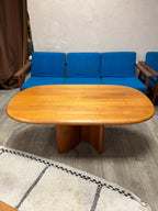 Table basse scandinave en teck massif 1970