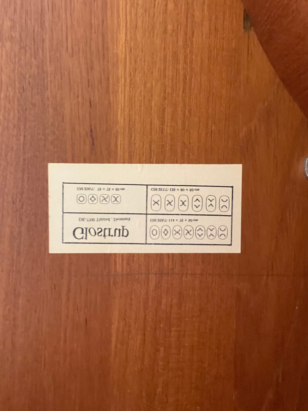 Table basse scandinave en teck massif 1970