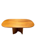 Table basse scandinave en teck massif 1970