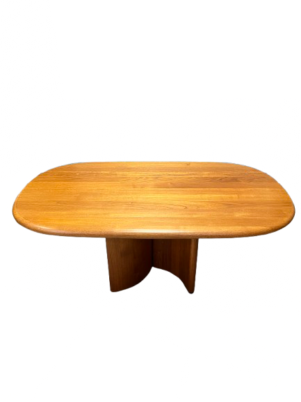 Table basse scandinave en teck massif 1970