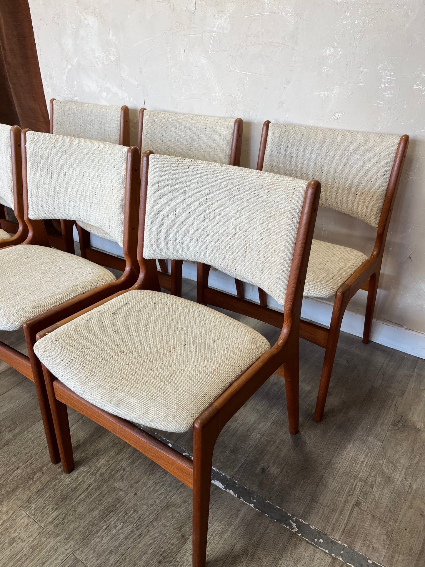 Chaise scandinaves Erik Buck 1960