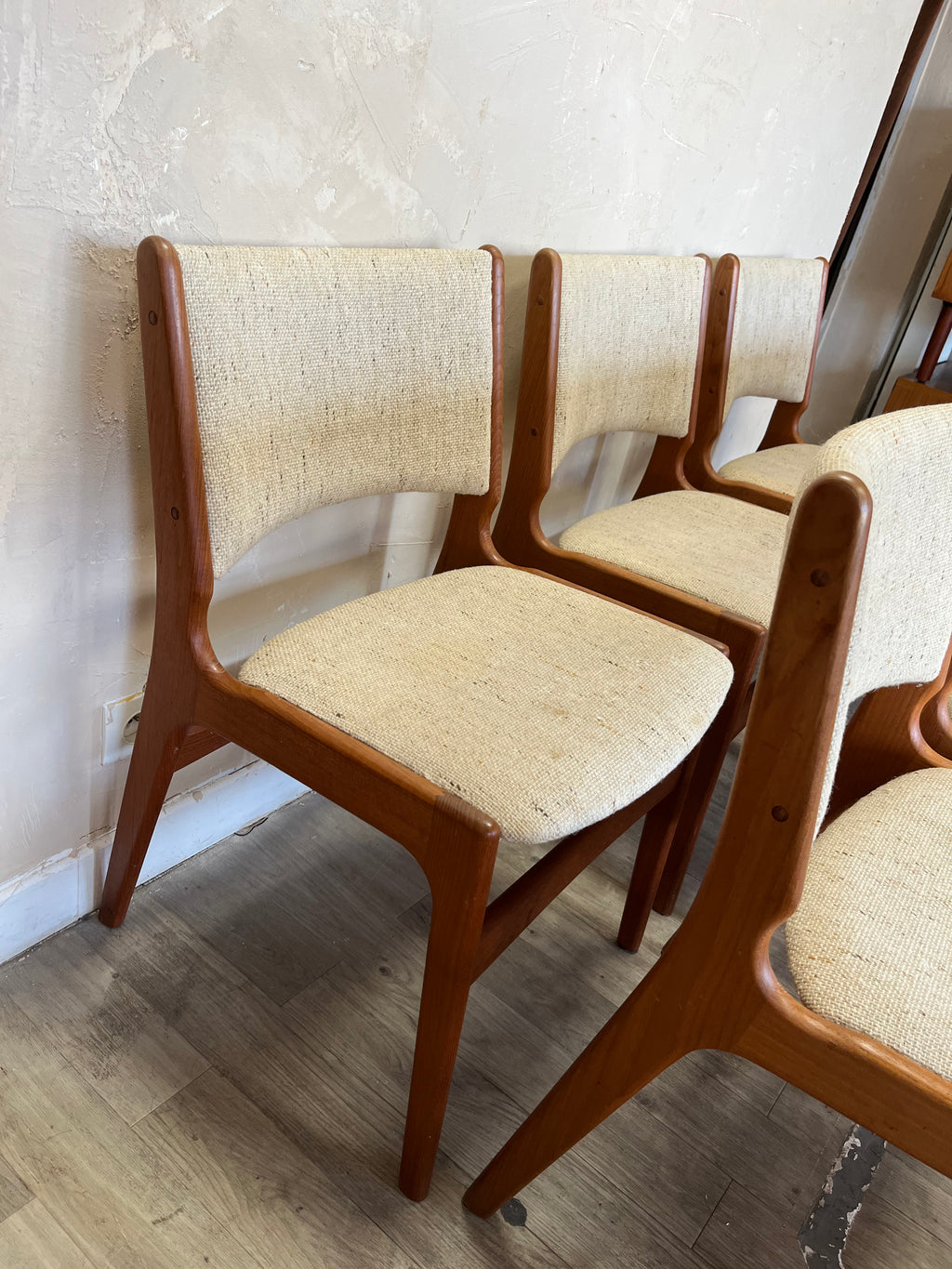 Chaise scandinaves Erik Buck 1960