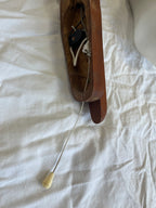 Applique murale scandinave en teck massif 1970