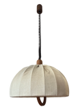 Plafonnier scandinave en teck « Domus » 1970