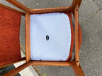 Chaises scandinaves en teck massif 1970