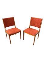 Chaises scandinaves en teck massif 1970