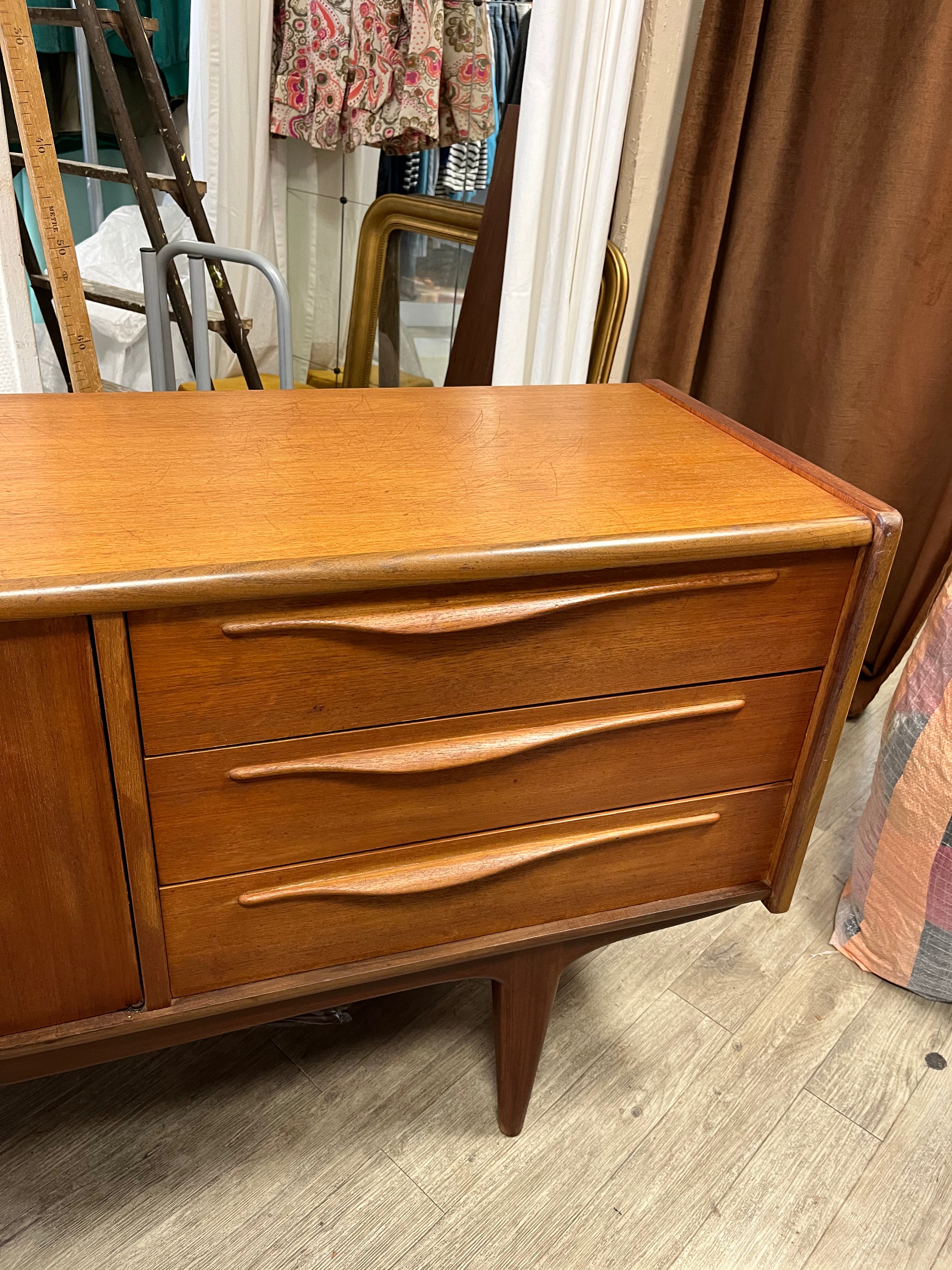 Enfilade scandinave en teck 1970