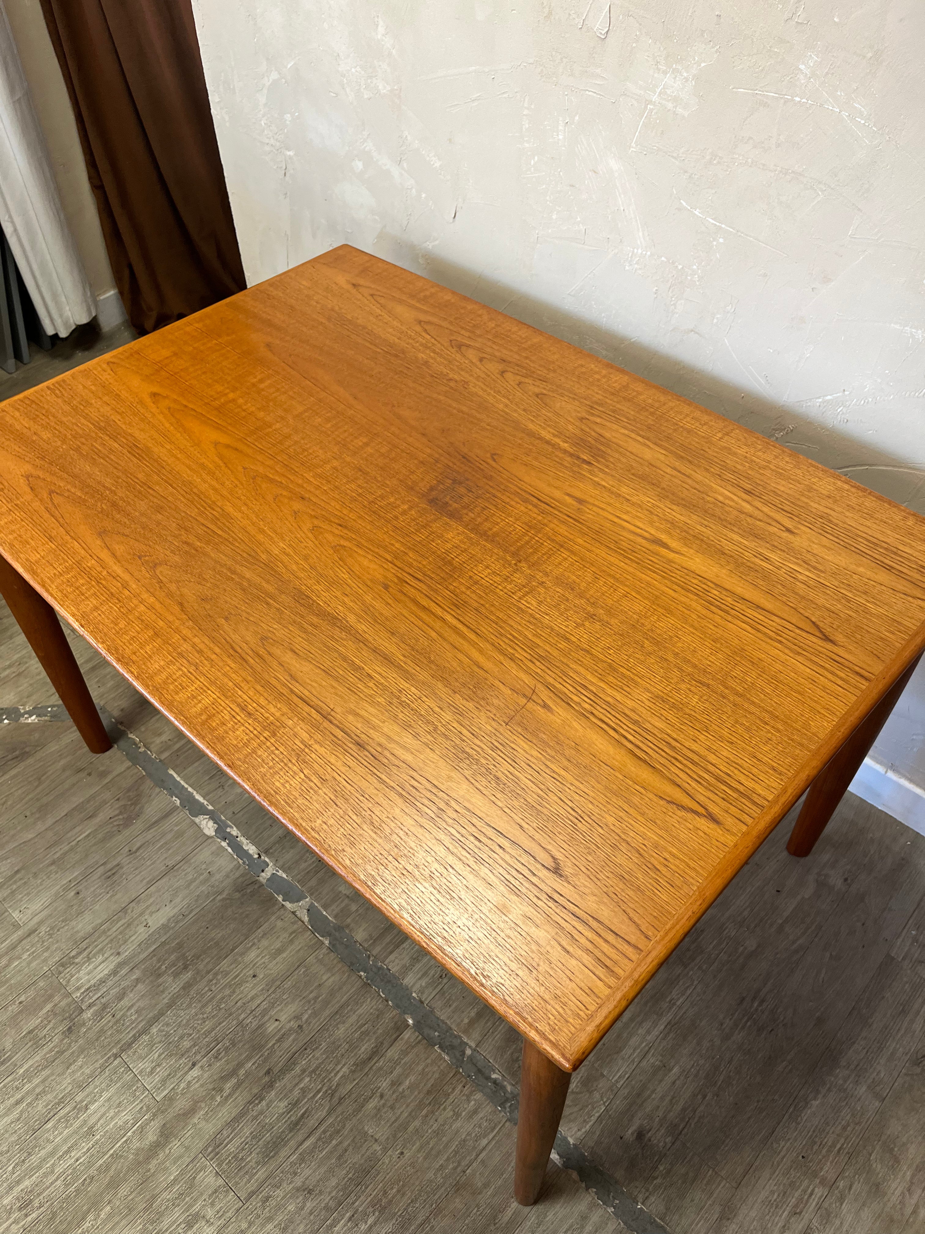 Table à manger scandinave en teck Grete Jalk 1960
