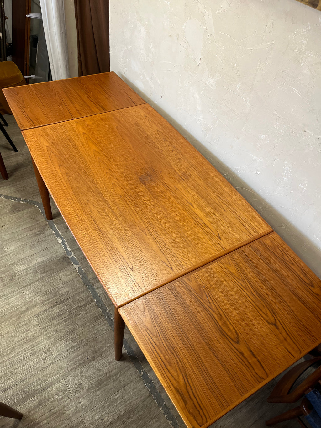 Table à manger scandinave en teck Grete Jalk 1960