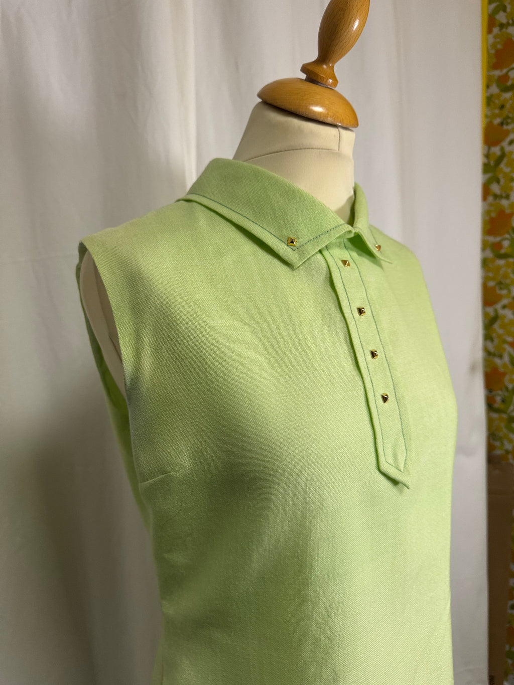 Robe verte 70s
