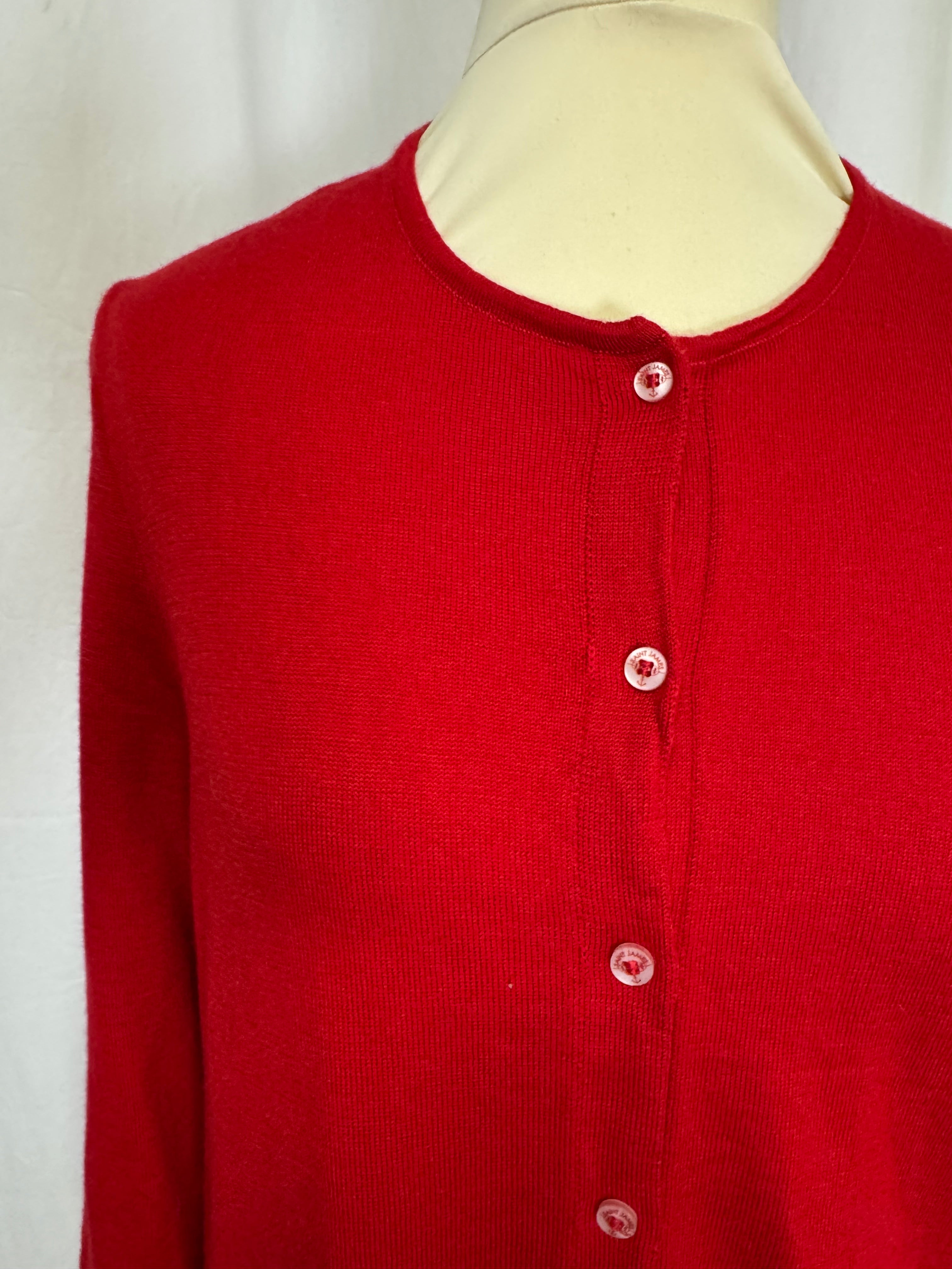 Cardigan rouge Saint James