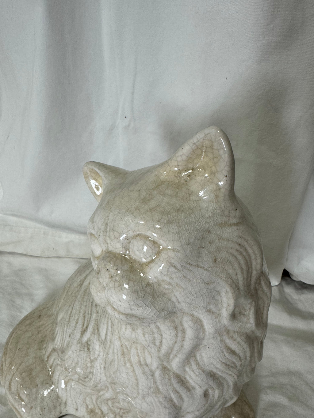 Chat en céramique