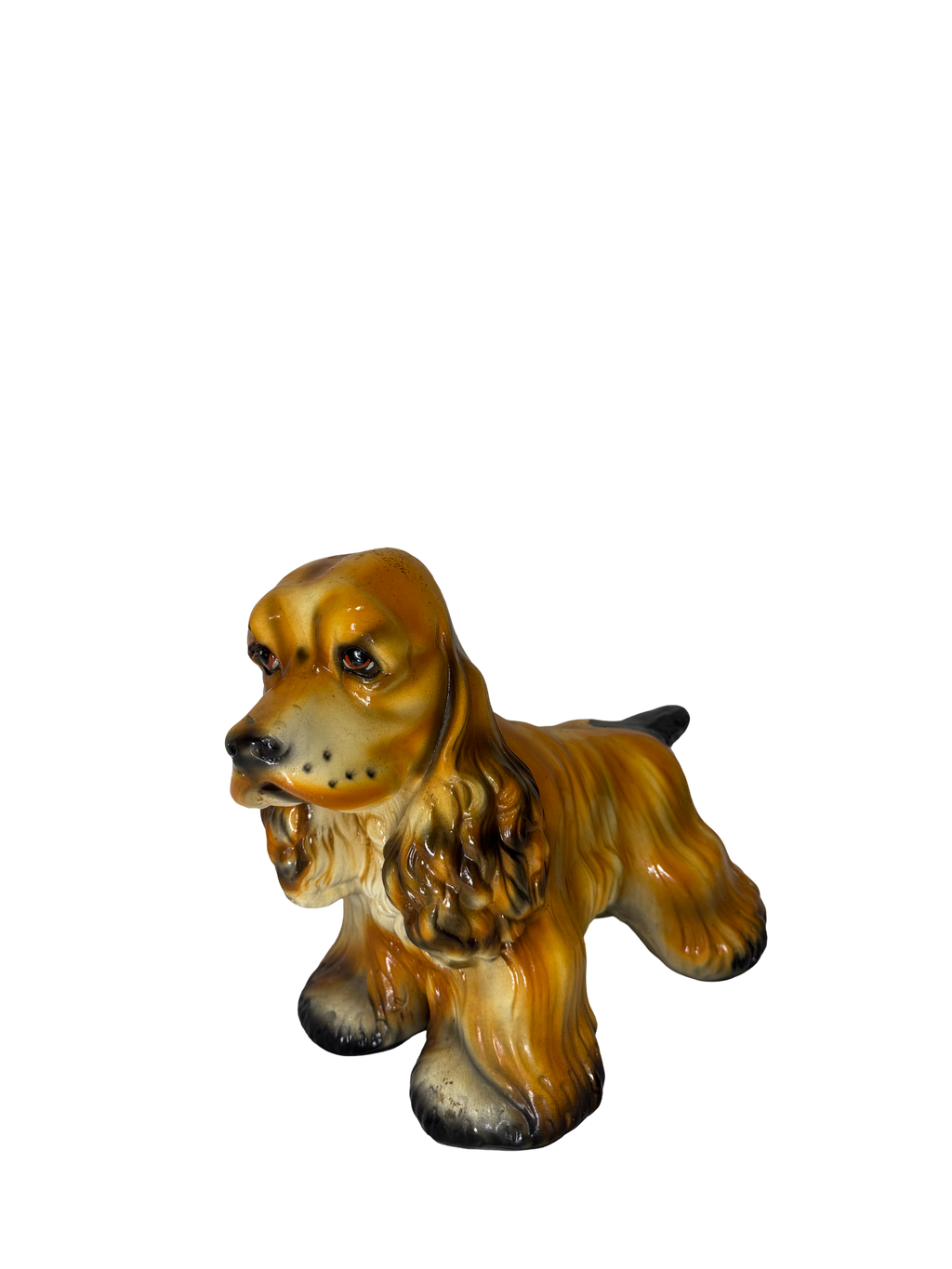 Chien en céramique