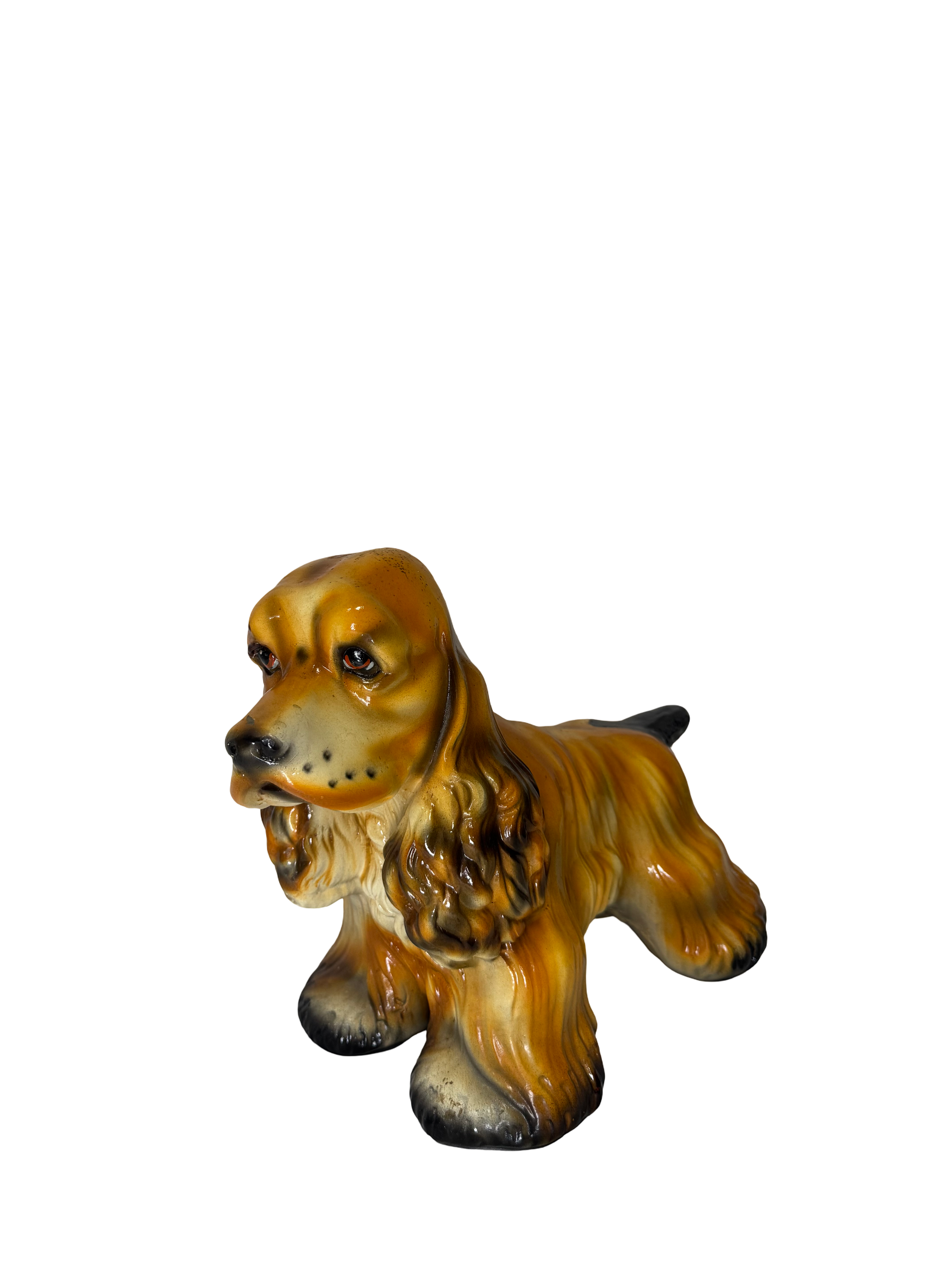 Chien en céramique