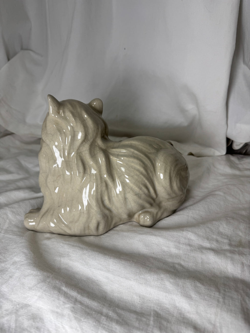 Chat en céramique