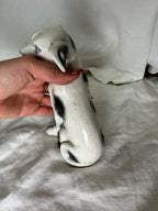 Chien en céramique