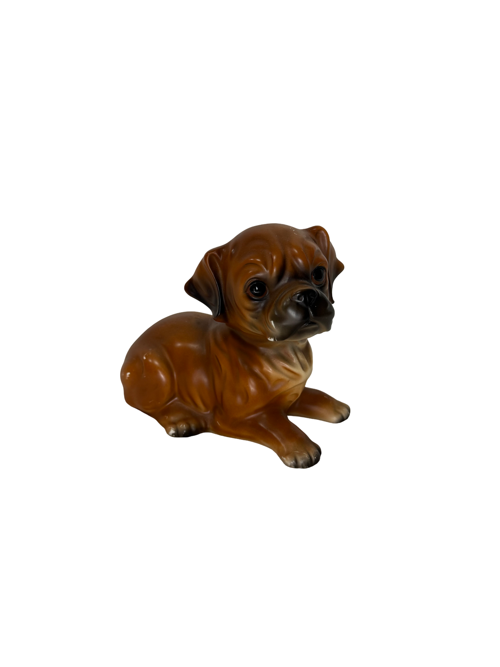 Chien en céramique