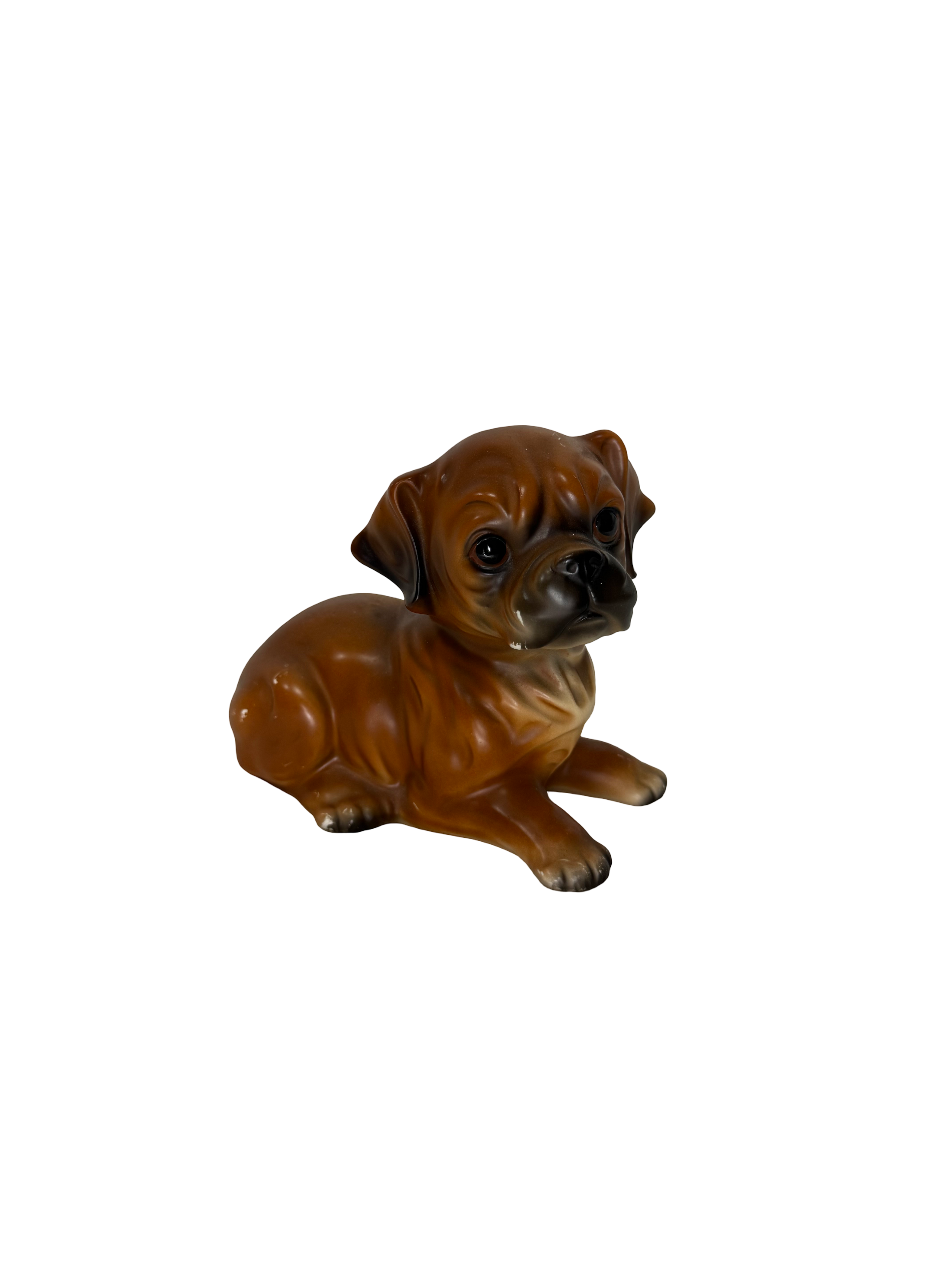 Chien en céramique